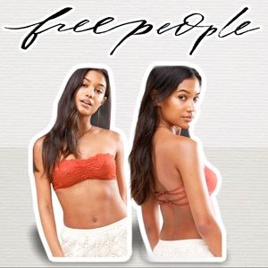 NWT Free People Essential Lace Bandeau Bra